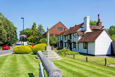 Cottages in Chobham village