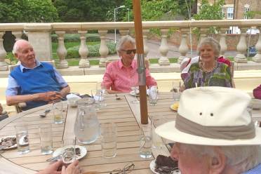 A relaxed al-fresco get-together