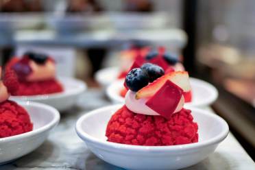 Sweet treats served at Audley Redwood event