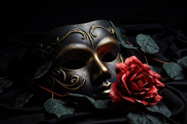 Romantic operatic duet performance