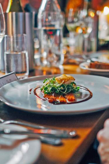 Fine dining in London