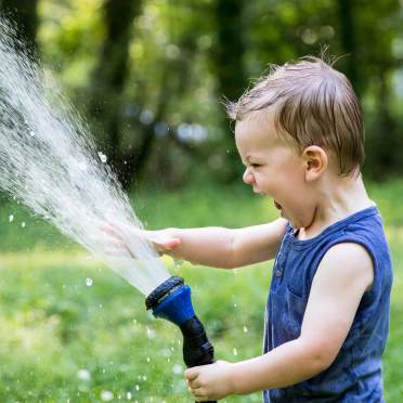 Water hose gardening