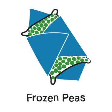 frozen peas graphic