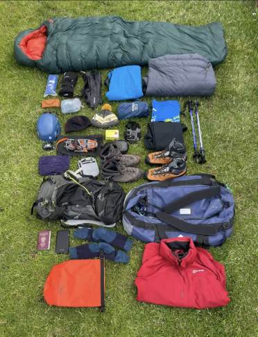 Packing for the trek