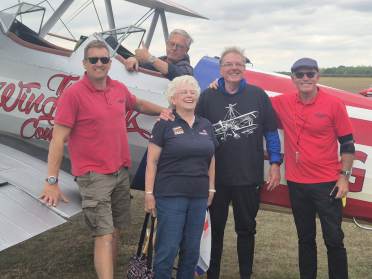 Norman shares his first ever Wing Walk at age 80