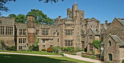 Victorian-gothic towers, turrets and chimneys