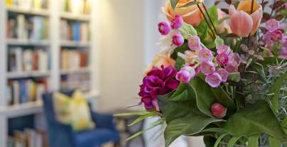 Flower arrangement close-up