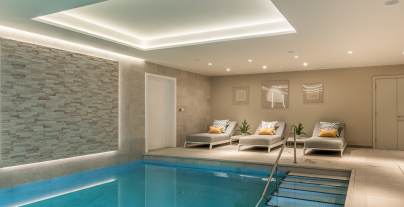 Swimming pool and relaxation area