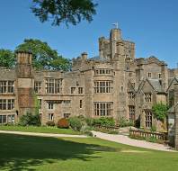 Victorian-gothic towers, turrets and chimneys