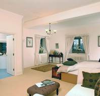 Cosy bedroom in a Victorian manor house