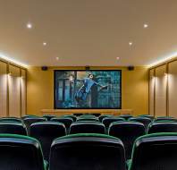 Small cinema in a luxury community