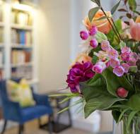 Flower arrangement close-up