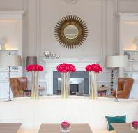 Soft furnishings and bistro tables