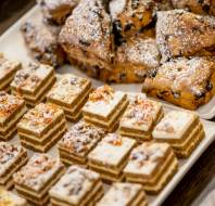 Rock buns and carrot cake bites