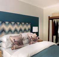 Bedroom with modern styling