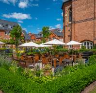 Terrace on a summer day