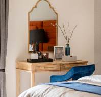 Dressing table in double bedroom