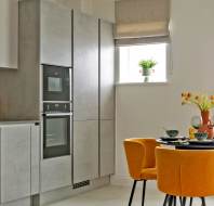 Fitted kitchen and dining table