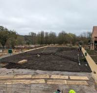 Wycliffe Park construction progress March 2023