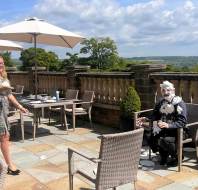 The General Manager got pie'd at Audley Clevedon