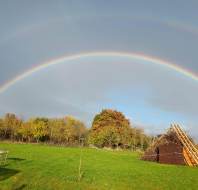 Chalfont Dene gardens under the rainbow
