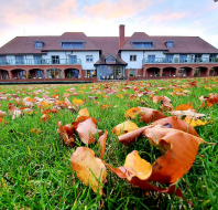 Chalfont Dene retirement village grounds at Autumn time