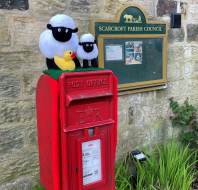 Post box by Maurice Gunter Owner at Scarcroft Park