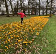 Springtime at Clarendon Square near Binswood by Judy M Owner