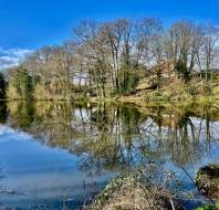 Stanbridge Earls lake early spring by Mike Good Owner