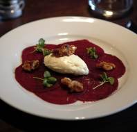 Summer Menu - Beetroot starter