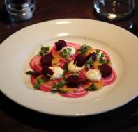 Summer Menu - Beetroot starter