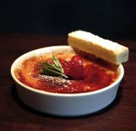 Summer Menu - Creme Brulee
