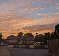 Golden hour at Stanbridge Earls, photo credit to team member Fanica Matias