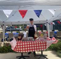VE Day celebrations at Audley Fairmile