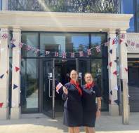 VE Day celebrations at Audley Fairmile