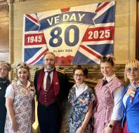 VE Day celebrations at Audley Stanbridge Earls