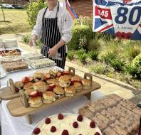 VE Day celebrations at Audley Stanbridge Earls