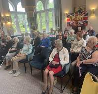 VE Day celebrations at Audley St Elphin's Park