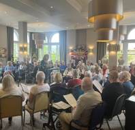 VE Day celebrations at Audley St Elphin's Park