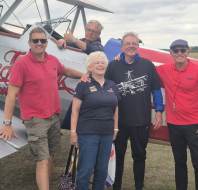 Norman shares his first ever Wing Walk at age 80
