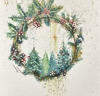 Christmas card competition entry - Michele D Audley Cooper's Hill Christmas card competition entry - Michele D Audley Cooper's Hill