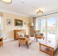 1 Wilkens Place at Chalfont Dene Living Room patio doors