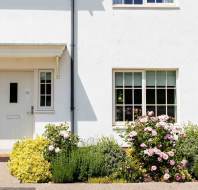 Front of the cottage
