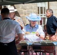 Audley Scarcroft Park BBQ Event on the terrace