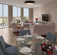CGI of a typical Nightingale Place living room