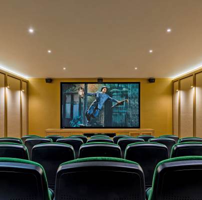 Small cinema in a luxury community