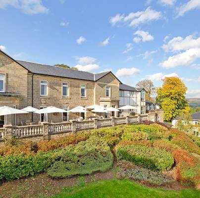 View on the terrace at Clevedon House