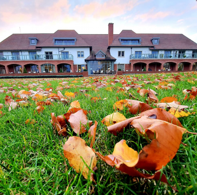 Chalfont Dene retirement village grounds at Autumn time
