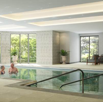 Headley Court luxury retirement village in Epsom - Indoor pool