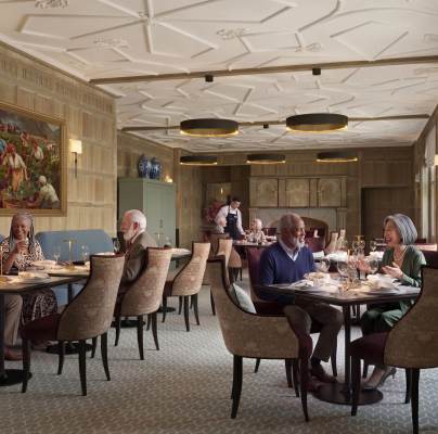 Headley Court luxury retirement village in Epsom - Bistro